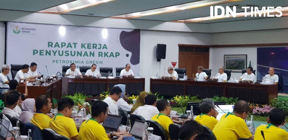 (Ilustrasi raker PT Petrokimia Gresik) IDN Times/Uni Lubis