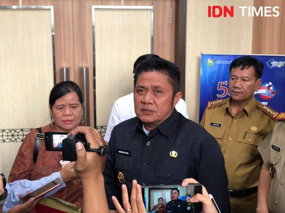 Gubernur Sumsel Herman Deru menyampaikan harapannya tahun 2020 (IDN Times/Rangga Erfizal)