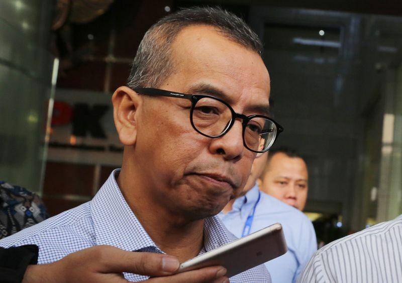 (Eks Direktur Utama PT Garuda Indonesia Emirsyah Satar) ANTARA FOTO/Reno Esnir