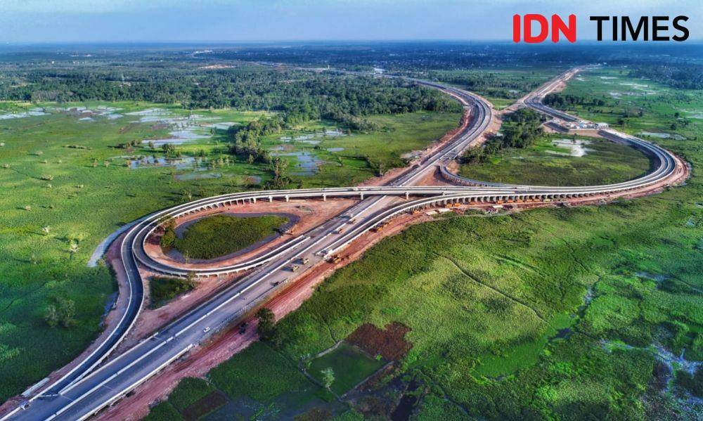 Ruas Tol Tebangi Besar - Pematang Panggang - Kayuagung (IDN/istimewa)