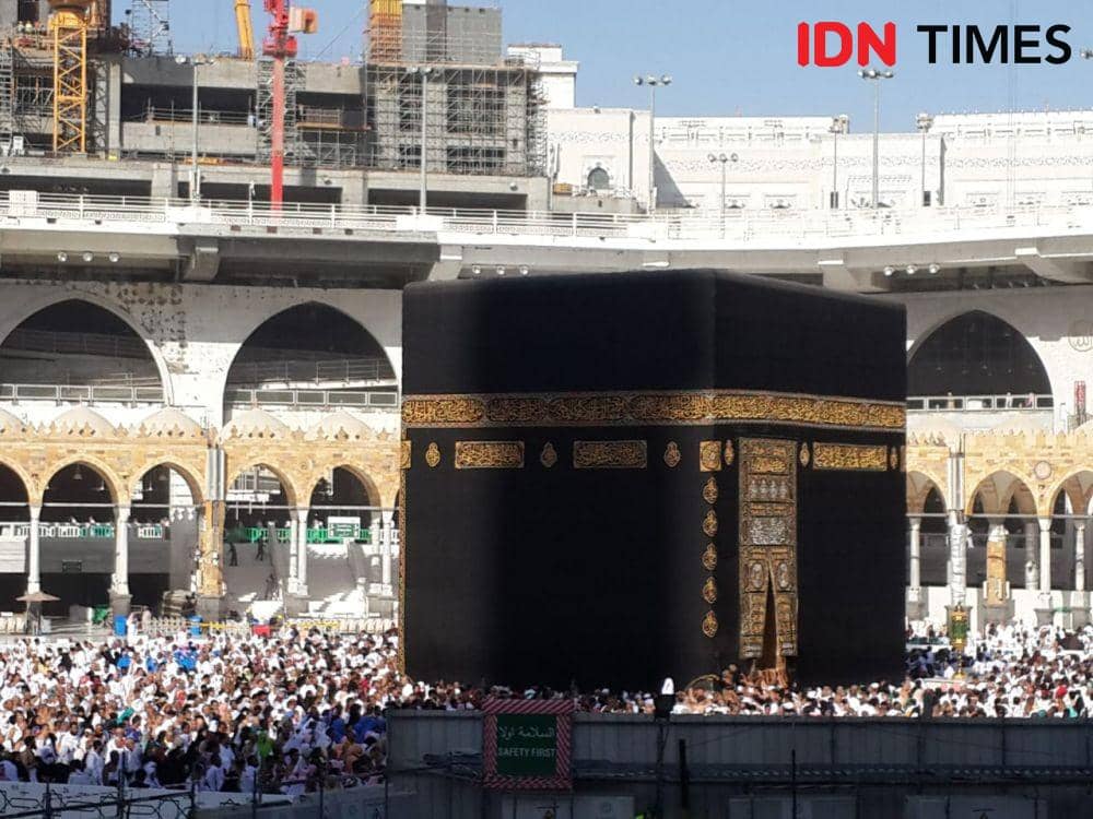 Situasi Ibadah Haji di dekat Masjidil Haram, Mekkah, Arab Saudi, pada (9/8) lalu. IDN Times/Uni Lubis