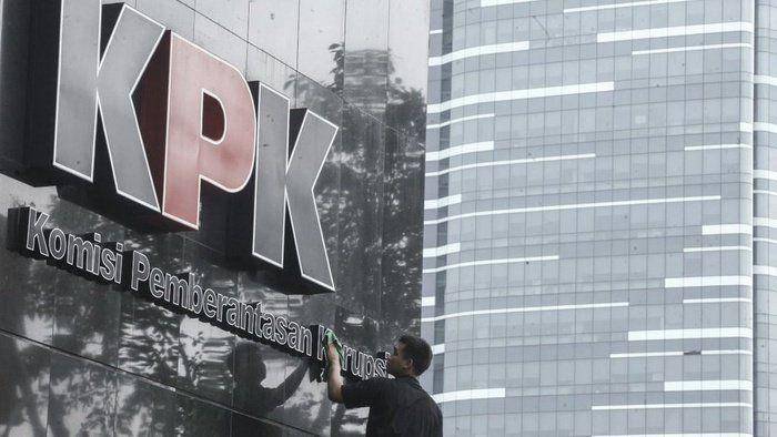 Ilustrasi logo KPK. (ANTARA FOTO/Muhammad Adimaja)