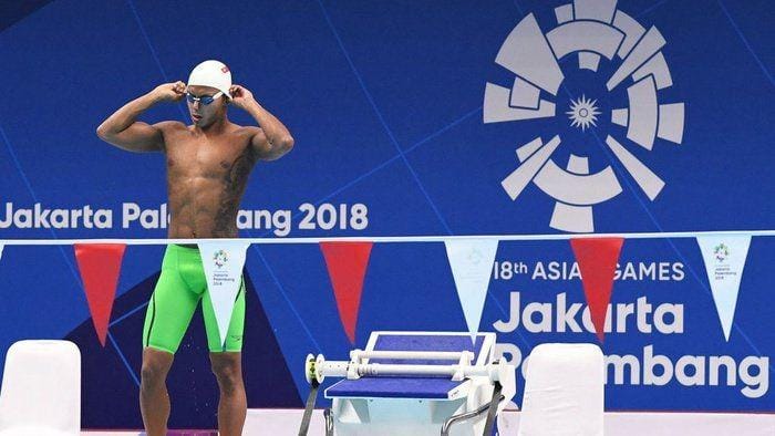 (Atlet renang putra I Gede Siman Sudartawa) INASGOC/ANTARA FOTO/Andika Wahyu