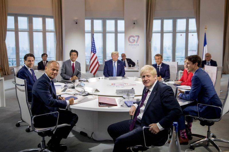 Pertemuan G7 di Biarritz, Prancis, pada 24-26 Agustus 2019. ANTARA FOTO/Andrew Harnik/Pool via REUTERS