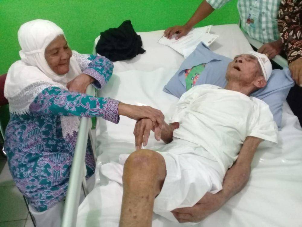 Pasangan haji lansia asal Maluku yang sempat viral saat di Madinah