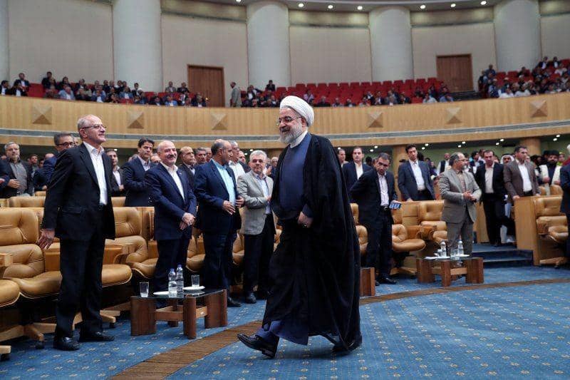 Presiden Iran Hassan Rouhani.  ANTARA FOTO/Official Presidential website/Handout via REUTERS