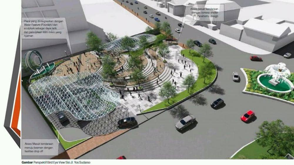 Maket proyek alun-alun Surabaya. Dok.IDN Times/Istimewa