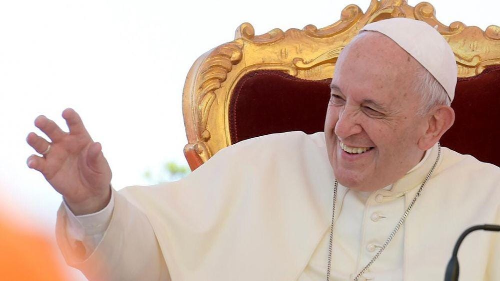 Paus Fransiskus di Napoli, Italia. instagram.com/franciscus