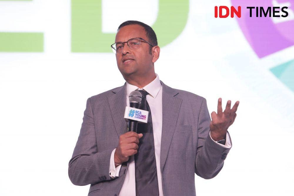 Hemant Bakshi dalam acara BCA Young Community Conference 2019 di Hotel Kempinski, Jakarta. 3 September 2019. IDN Times/Hana Adi Perdana