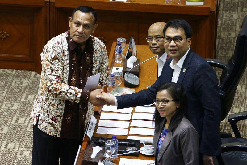 (Capim KPK dari Polri Firli Bahuri) ANTARA FOTO/Rivan Awal Lingga
