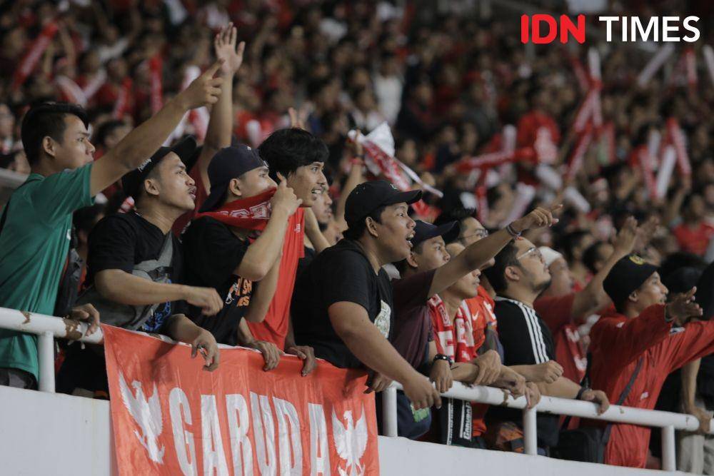 Fanatisme suporter Indonesia acap kali membuat Timnas bisa tampil penuh motivasi. IDN Times/Ilyas Listianto Mujib
