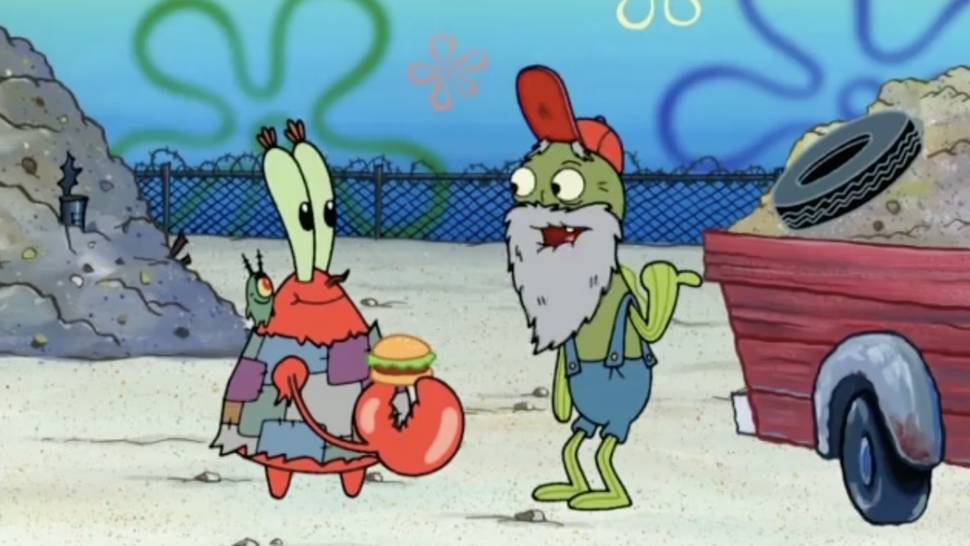 Mr Krabs, Plankton, dan Paman Jenkins. (bustle.com)