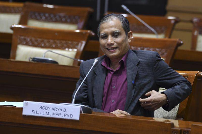 (Capim KPK Roby Arya) ANTARA FOTO/Nova Wahyudi