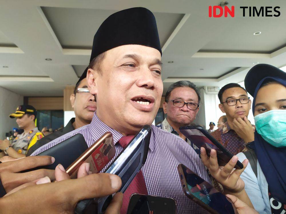 Rektor Unsri, Anis Saggaf (IDN Times/Feny Maulia Agustin)