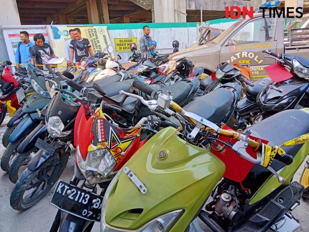 Ilustrasi sepeda motor curian. IDN Times/Surya Aditya