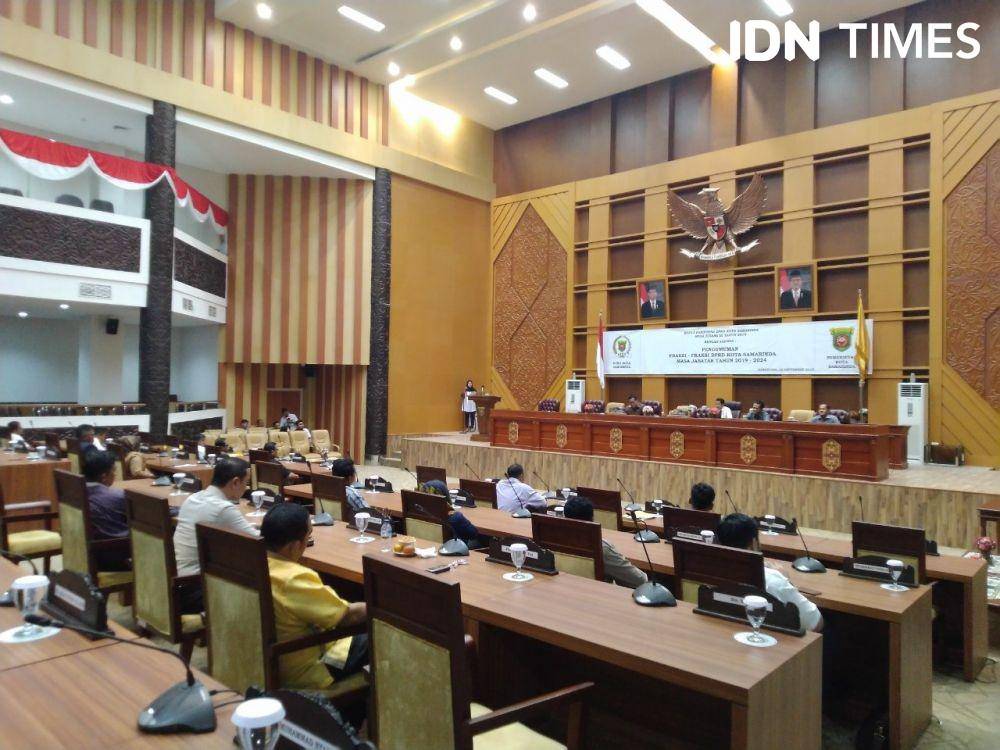 Suasana rapat paripurna DPRD Samarinda (IDN Times/Yuda Almerio)