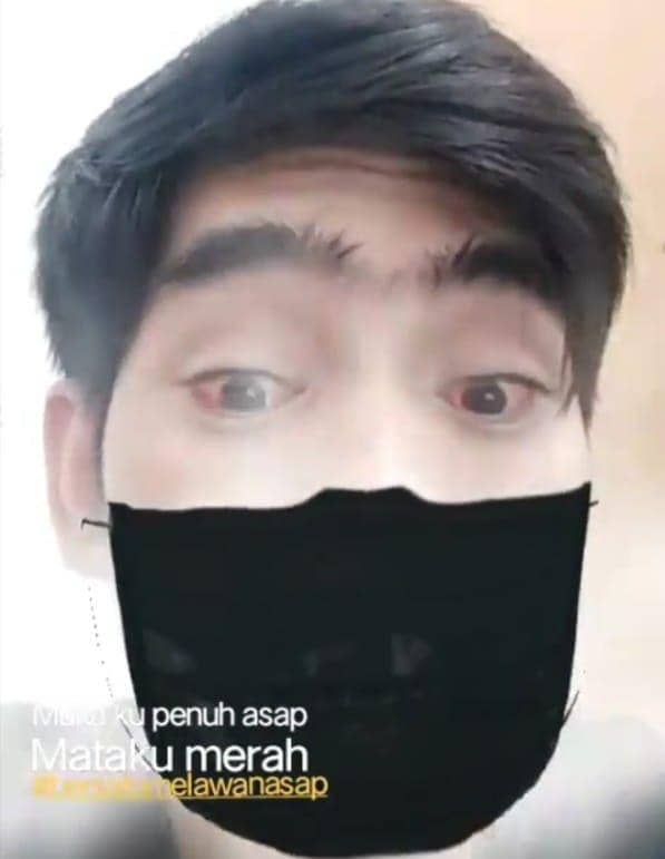 Yuk Coba! Filter InstaStory Kabut Asap dan Masker Kreasi Siringoringo