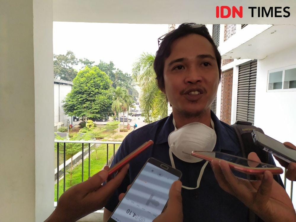 Direktur Walhi Sumsel, Hairul Sobri (IDN Times/Rangga Erfizal)