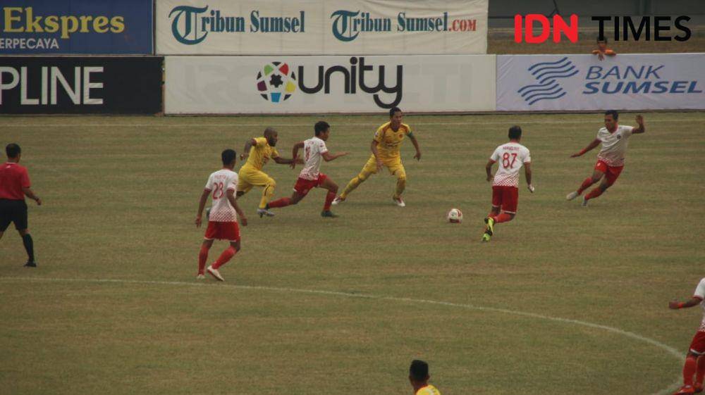 Ilustrasi pertandingan Sriwijaya FC di Liga 2 2019 (IDN Times/Feny Maulia Agustin)