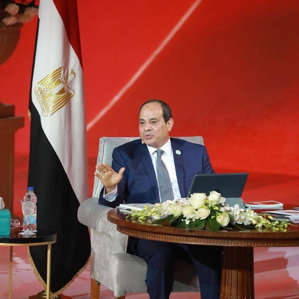 Presiden Mesir, Abdel Fattah el-Sisi, dalam sebuah acara pada 1 Agustus 2019. instagram.com/alsisiofficial