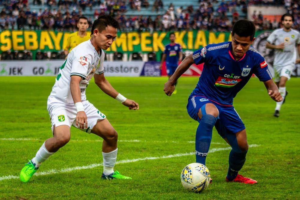 PSIS Semarang hanya bisa menyelesaikan kompetisi Liga 1 2019 di posisi 14. ANTARA FOTO/Aji Styawan