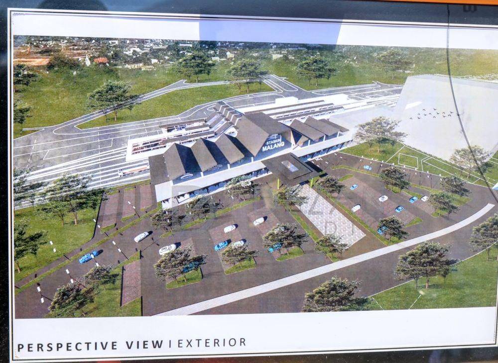 Maket pembangunan Stasiun Kota Malang. IDN Times/ Repro Alfi Ramadana