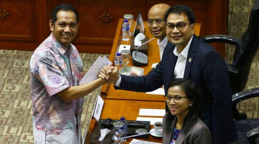 (Wakil Ketua KPK terpilih Nurul Ghufron) ANTARA FOTO/Rivan Awal Lingga