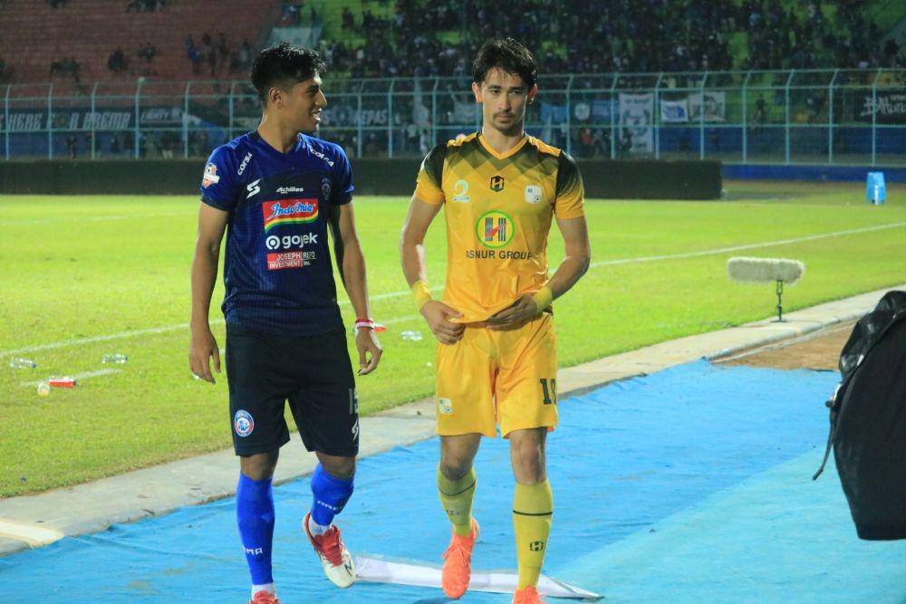 Hanif Sjahbandi saat melawan Barito. IDN Times/ Alfi Ramadana