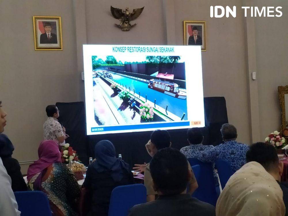 Konsep restorasi anak Sungai Musi (IDN Times/Feny Maulia Agustin)