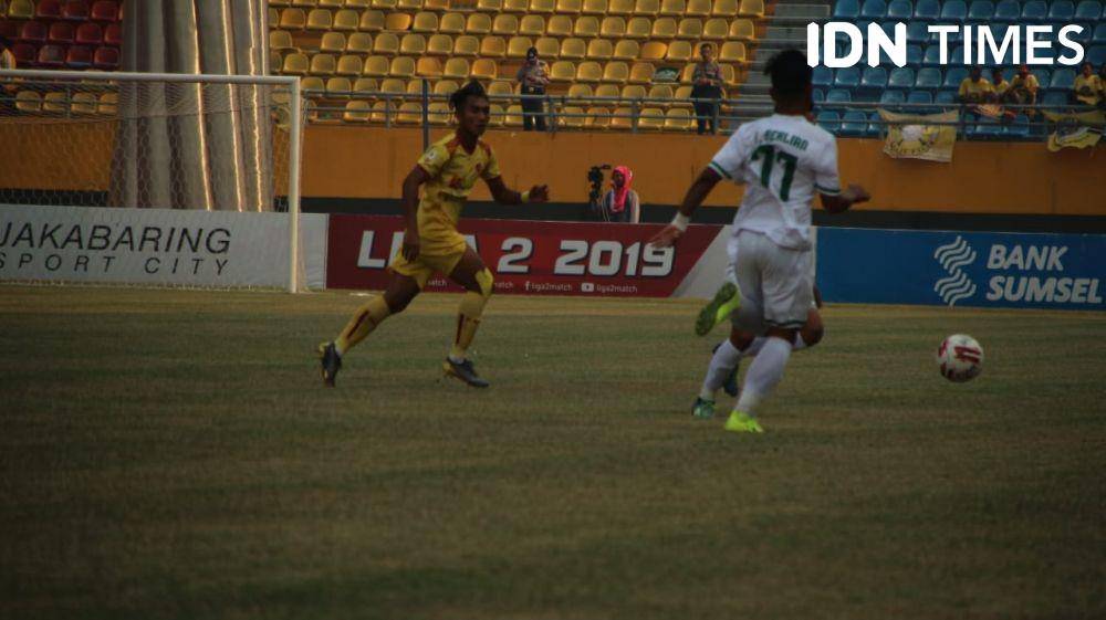Ilustrasi pertandingan Sriwijaya FC di Liga 2 2019 (IDN Times/Feny Maulia Agustin
