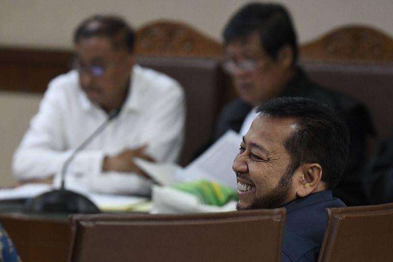 Terpidana Setya Novanto (ANTARA FOTO/Puspa Perwitasari)