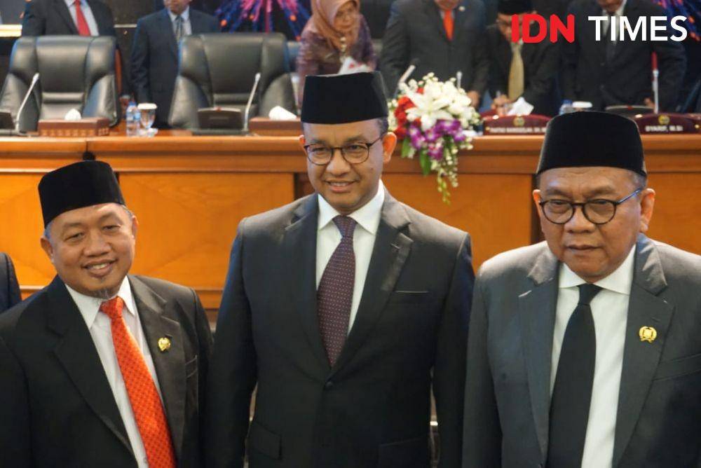 Abdurrahman Suhaimi PKS, Anies Baswedan, M Taufik Gerindra