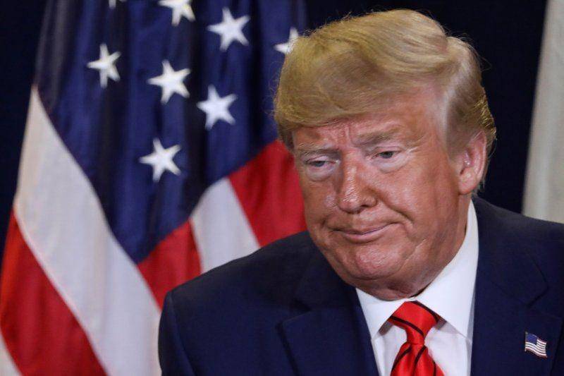 Presiden Amerika Serikat Donald Trump menghadiri pertemuan bilateral dengan Perdana Menteri Narendra Modi di sela-sela Sidang Umum Tahunan PBB di New York City, New York, Amerika Serikat pada 24 September 2019. ANTARA FOTO/REUTERS/Jonathan Ernst