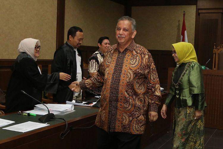 (Eks Direktur Utama PT PLN Sofyan Basir) ANTARA FOTO/Reno Esnir)