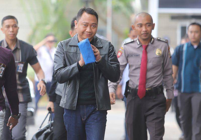 (Bupati Lampung Utara Agung Ilmu Mangkunegara) ANTARA FOTO/Reno Esnir