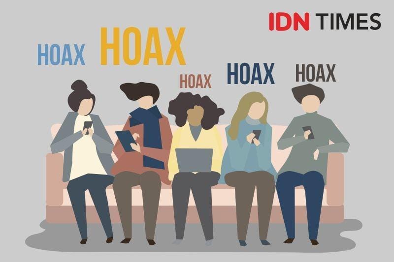 Ilustrasi hoaks. (IDN Times/Sukma Shakti)