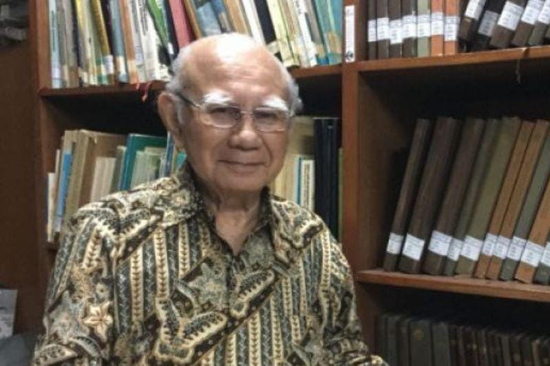 (Guru besar Universitas Indonesia Emil Salim) ANTARA FOTO