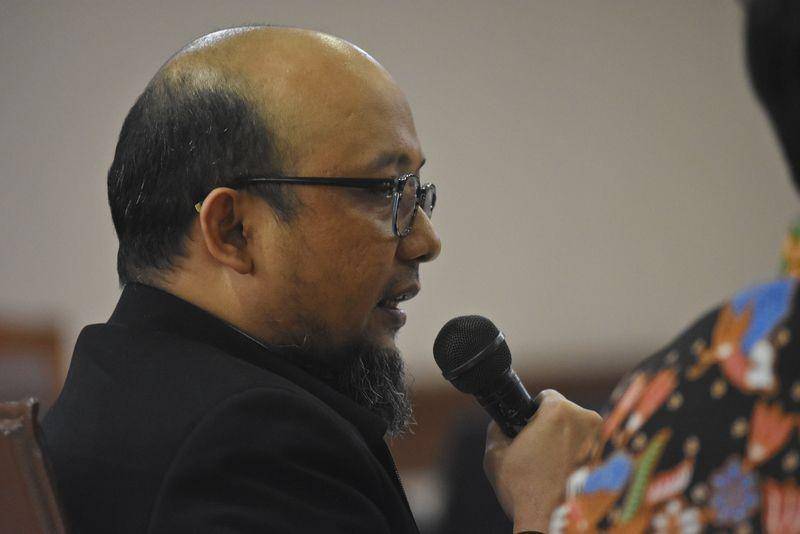 (Penyidik senior KPK Novel Baswedan) ANTARA FOTO/Indrianto Eko Suwarso