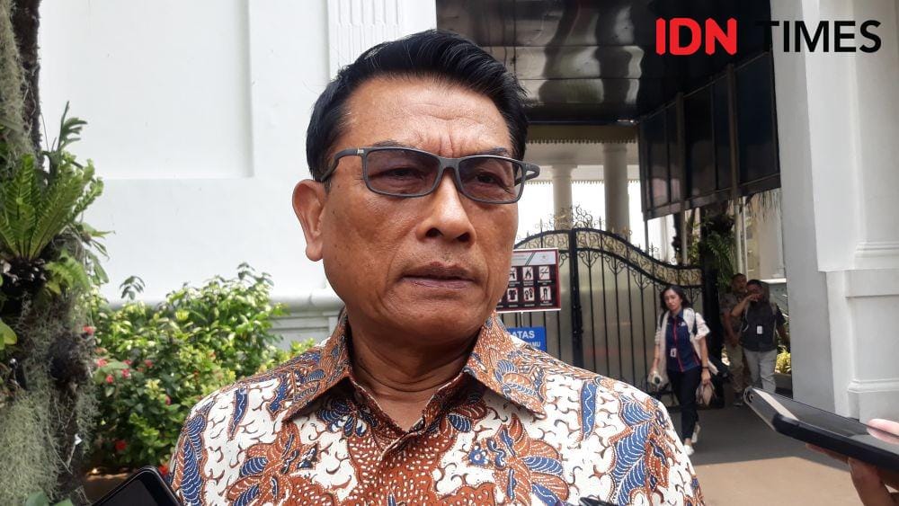 (Kepala Staf Kepresidenan Moeldoko di Istana Negara, Jakarta) IDN Times/Teatrika Handiko Putri
