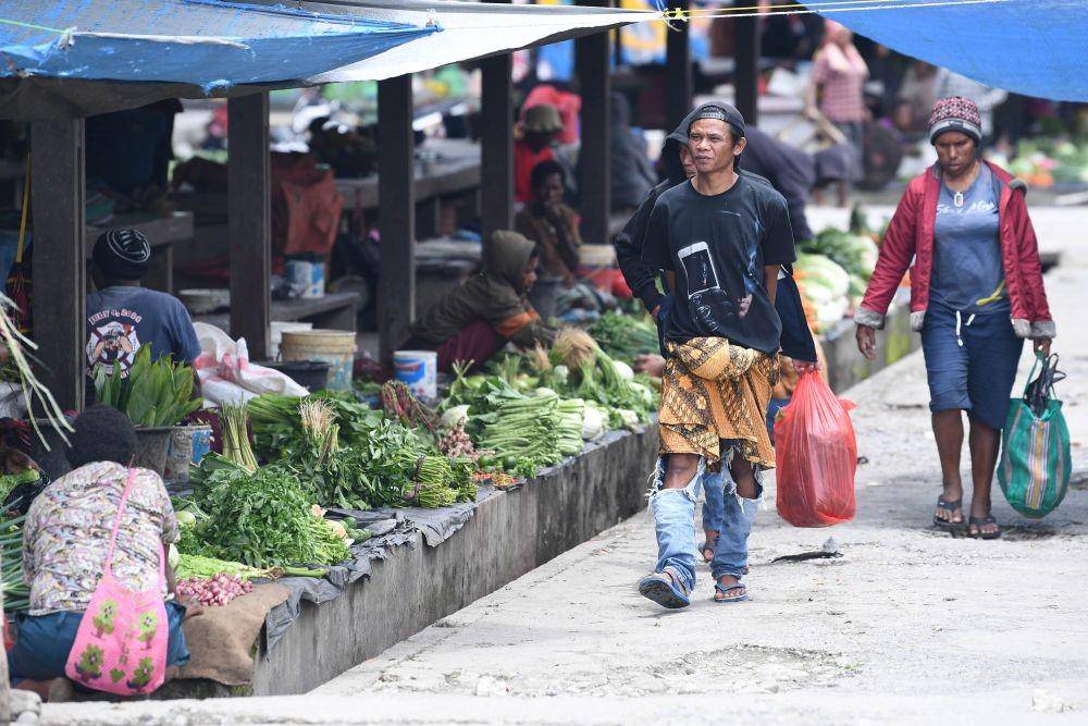 Ilustrasi pasar tradisional. ANTARA FOTO/M Risyal Hidayat