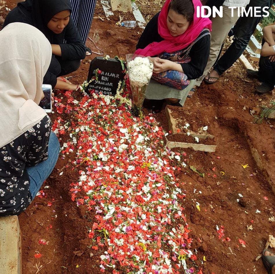 (Pusara almarhum Akbar Alamsyah) IDN Times/Lazuardi Evans