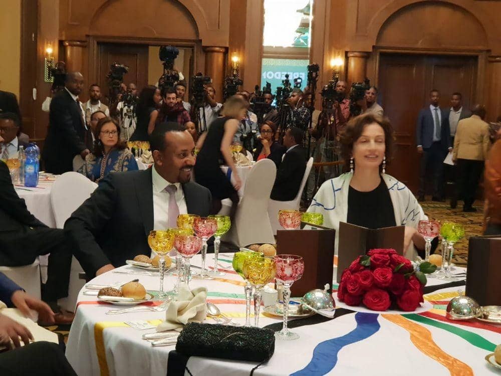 Perdana Menteri Ethiopia, Abiy Ahmed, saat menghadiri pembukaan konferensi World Press Freedom Day di Addis Ababa, Ethiopia, pada 1 Mei 2019. IDN Times/Uni Lubis