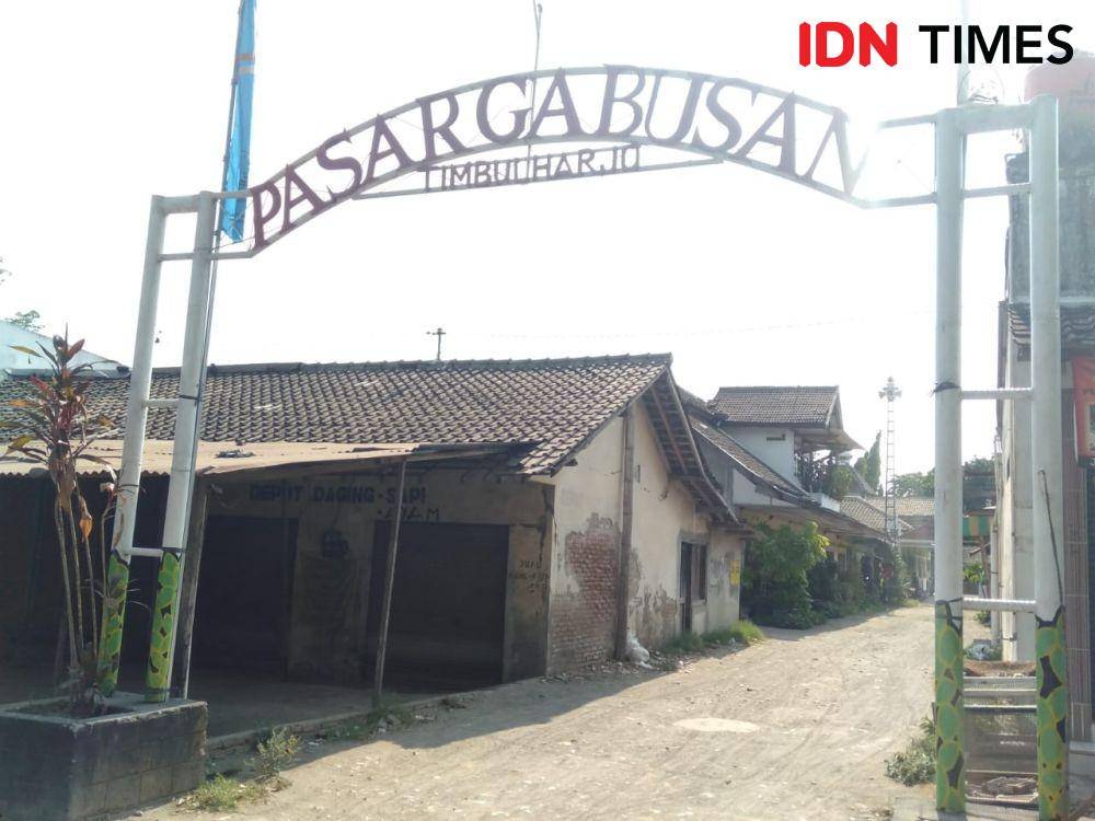 Bangunan rumah di RT 07 Dusun Gabusan akan ditertibkan Pemkab Bantul. IDN Times/Daruwaskita