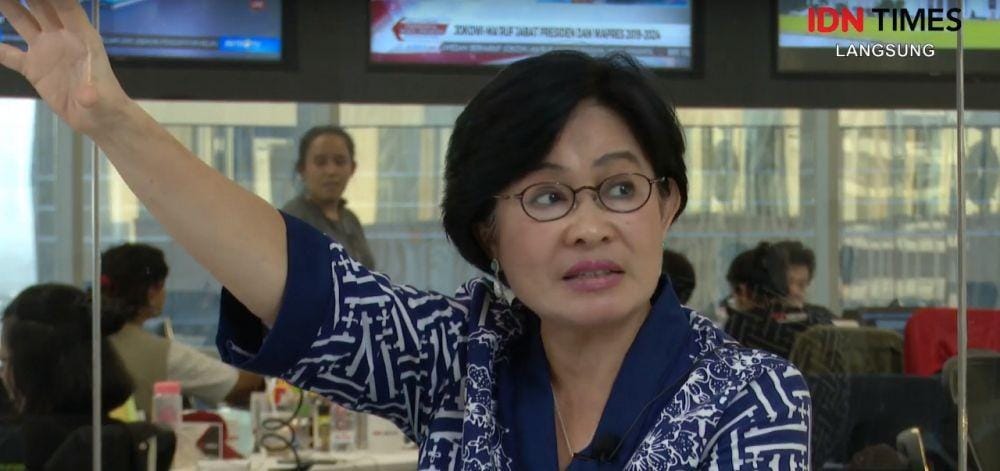 (Wakil Ketua KADIN Yani Motik) Tangkapan layar Youtube IDN Times