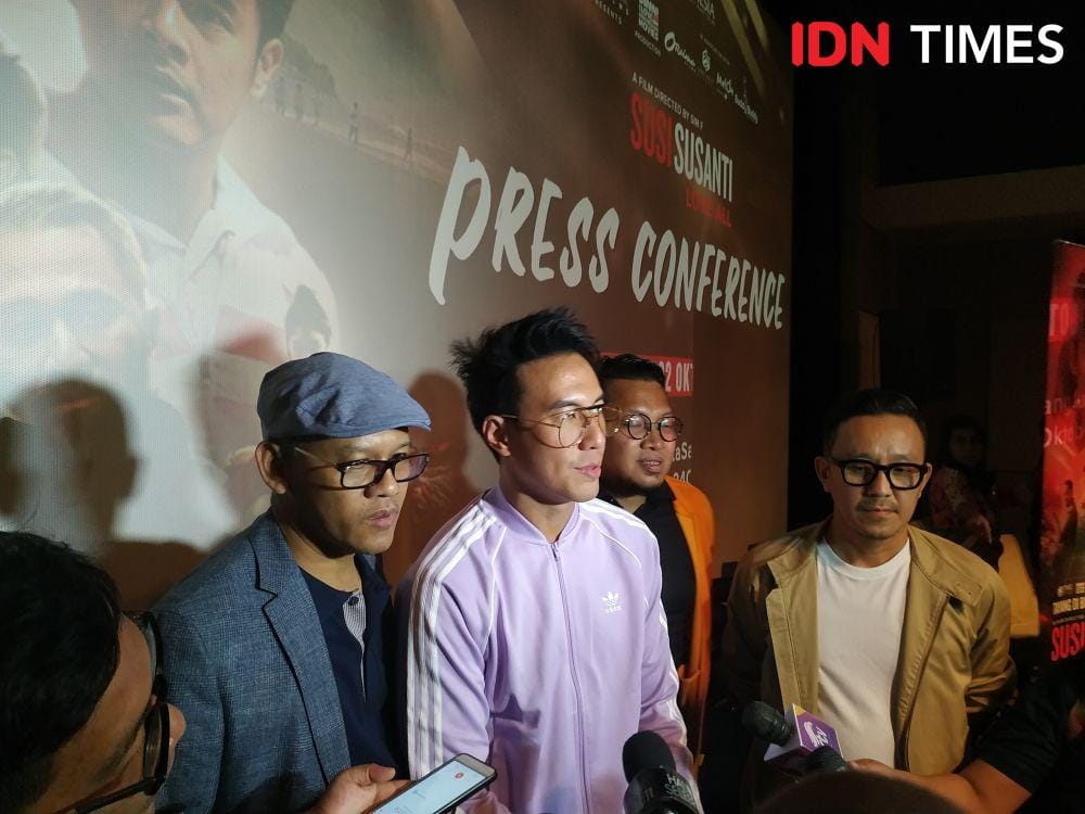 Jajaran produser dan sutradara film Susi Susanti ketika press converence dan press screening film "Susi Susanti: Love All" di Plaza Indonesia, Jakarta, pada 22 Oktober 2019. IDN Times/Erfah Nanda