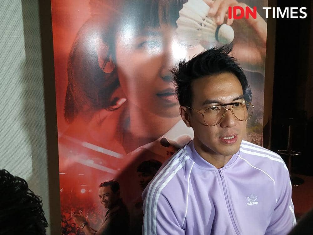 Salah satu produser, Daniel Mananta, menjelaskan tentang hal-hal positif dalam film "Susi Susanti:-Love All". Hal ini dikatakan Daniel saat press converence dan press screening film "Susi Susanti: Love All" di Plaza Indonesia, Jakarta, pada 22 Oktober 2019. IDN Times/Erfah Nanda