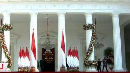 Istana Merdeka jelang pelantikan menteri Jokowi-Ma'ruf (IDN Times)