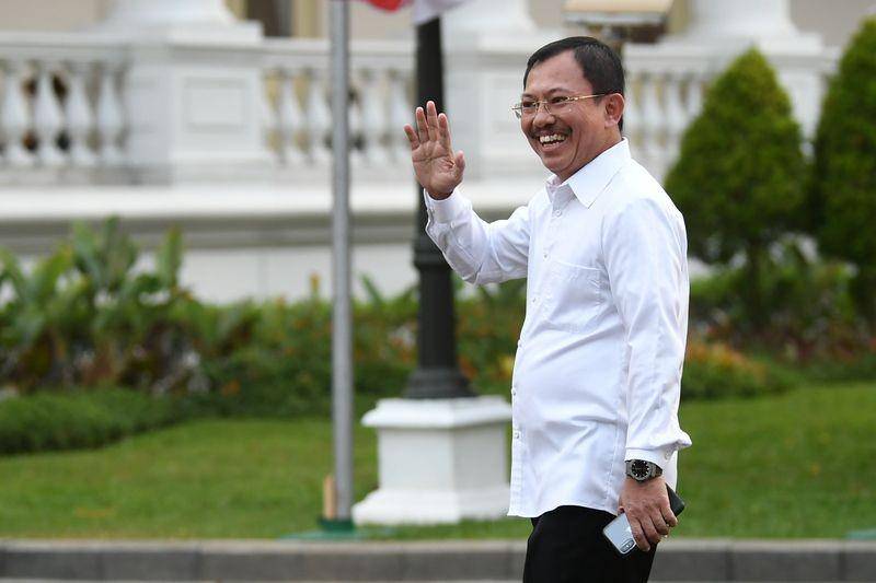 (Dokter Terawan Agus Putranto tiba di Istana) ANTARA FOTO/Wahyu Putranto A.