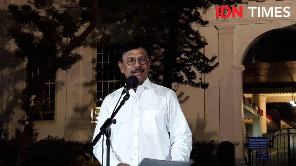 Menteri Komunikasi dan Informatika (Menkominfo) Johnny G Plate. (IDN Times/Teatrika Handiko Putri)