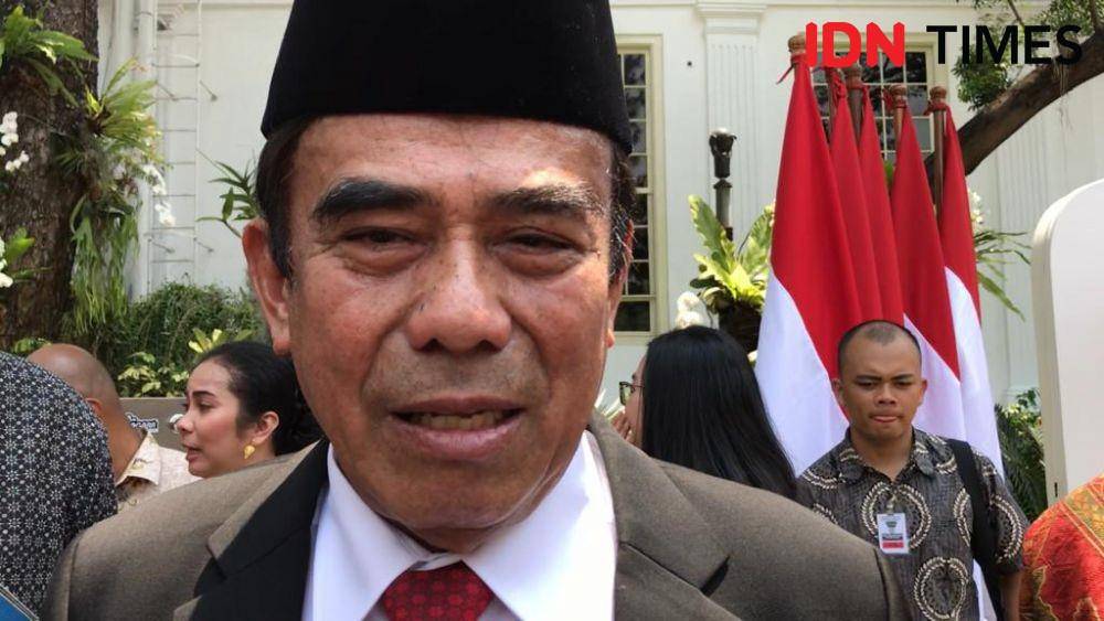 Menag Fachrul Razi di Istana Negara, Kamis (14/11). IDN Times/Teatrika Handiko Putri